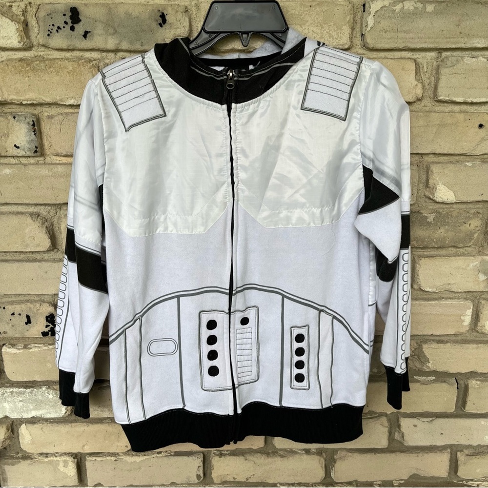 Star Wars 011 boys white jacket with hood